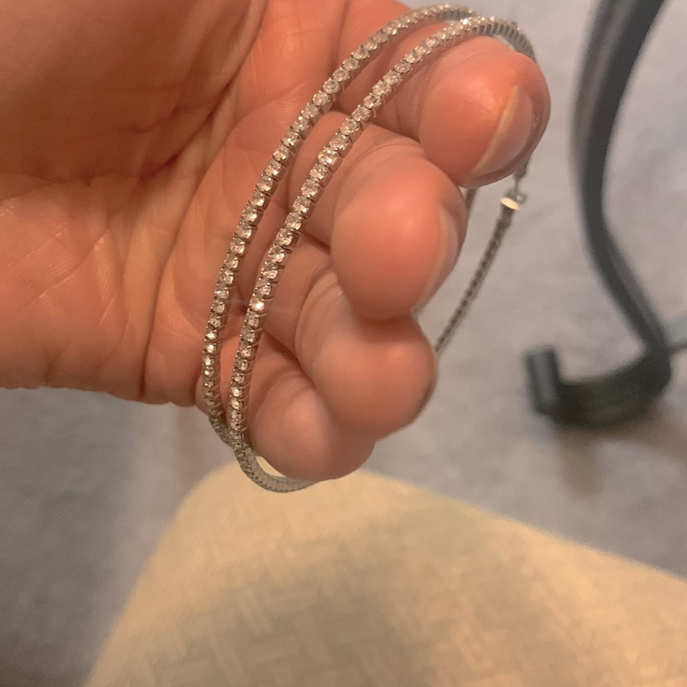 Silver Hoop Earrings